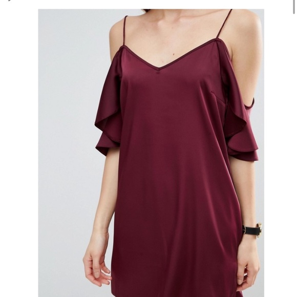 ASOS - cold shoulder party dress, size 2 - Picture 3 of 8